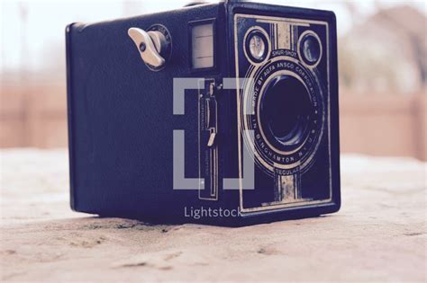 A Vintage Box Camera By Agfa Ansco — Photo — Lightstock