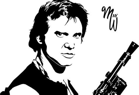 Han Solo Vector Wip By Milliewright On Deviantart