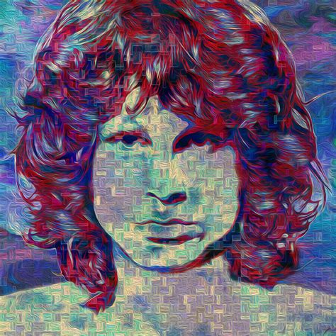 Jim Morrison Painting By Jack Zulli Fine Art America