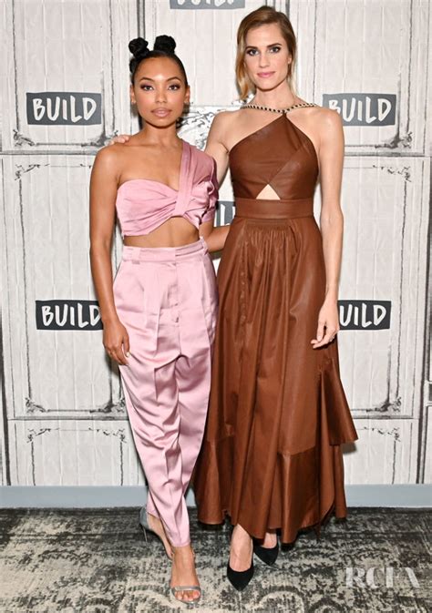 Logan Browning And Allison Williams Visit Build To Discuss The