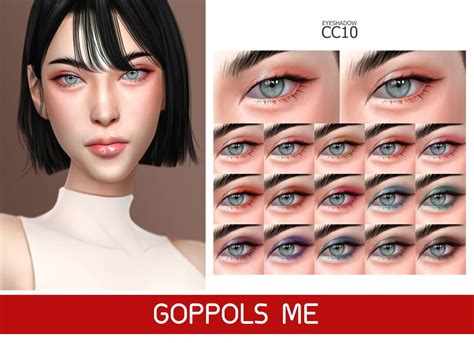 Sims 4 Gold Eyeshadow At Goppols Me The Sims Game