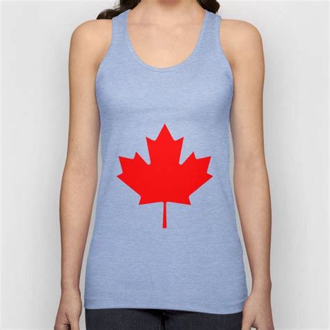 Canadian Maple Leaf Unisex Tank Top Tank Tops Tank Top Fashion Tops