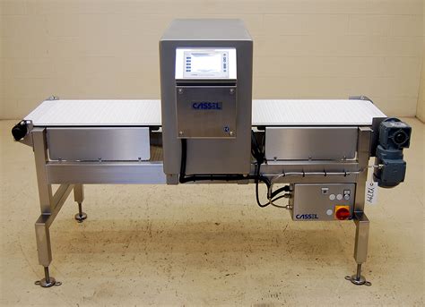 Edwards 283b 135f heat detector. FOOD METAL DETECTOR with conveyor, 20 x 11 opening, all ...