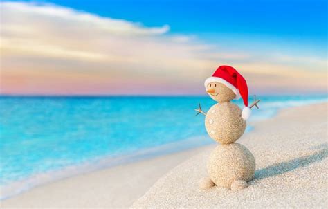 Christmas in daytona beach, florida 2021 is celebrated through family activities and christmas weekend events. Wallpaper sand, sea, beach, New Year, Christmas, snowman ...