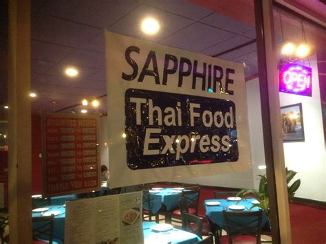 Thai purple drink with lime (rm 5.50). Sapphire Thai Restaurant opens in Teaneck