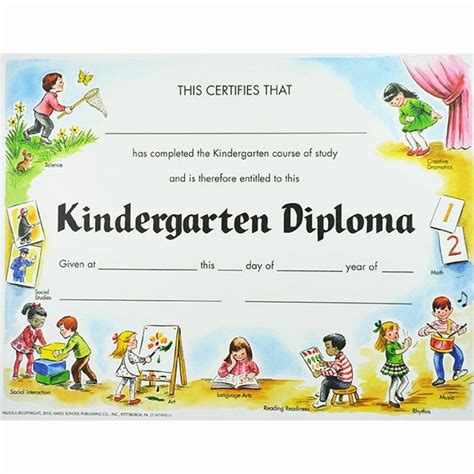 Kindergarten Graduation Diplomas Printables