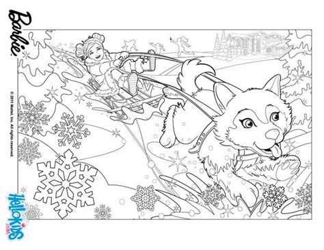 Another set of treats for you. Stacie's sleigh coloring pages - Hellokids.com