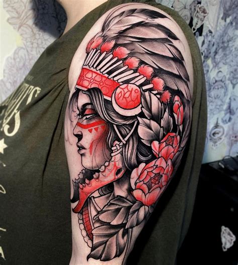 23 popular warrior tattoos and meanings. Native Warrior Tattoo