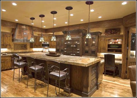 Other design flourishes are quite common in country kitchen design, particularly the use of certain fabrics and patterns for curtains, tablecloths and placemats. French country kitchen island lighting - Video and Photos ...