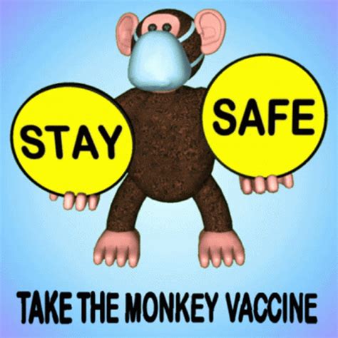 Funny Monkey Vaccine Go For It 