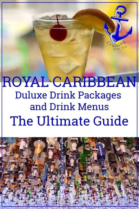 Royal Caribbean Drinks Packages Calculator 2022 Cruising For All