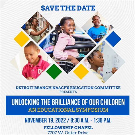 SAVE THE DATE - UNLOCKING THE BRILLIANCE OF OUR CHILDREN — NAACP