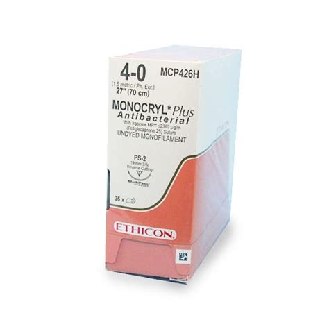 Monocryl Plus 40 Ag Ps 2 38 C36 Arkanum MÉxico