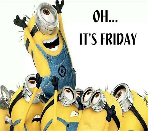 Minion Happy Friday  Clip Art Library