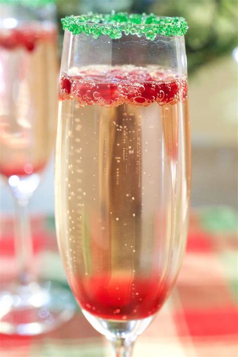 Classic champagne cocktail soak a sugar cube in bitters, drop it into a flute, fill the flute with champagne and garnish with a twist of lemon. Christmas Champagne Cocktail Recipe | Recipe | Champagne ...
