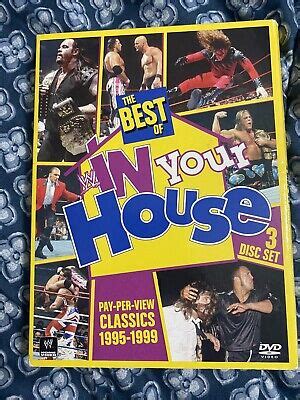 Wwe The Best Of Wwe In Your House Dvd Disc Set Ebay