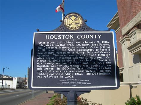 Houston County Historic Marker Dothan Alabama Jimmy Emerson Dvm
