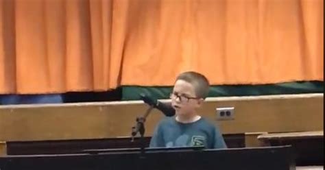 4th-grader's talent show 'Imagine' goes viral