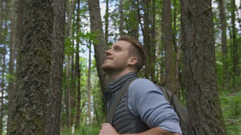 Man Hiking In The Woods Filmpac