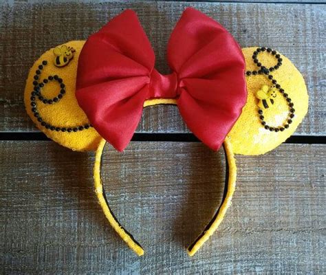 These diy free printable winnie the pooh ears, free printable piglet ears, and free printable tigger ears are just the right size for your own little christopher robin. Pooh Bear Inspired Ears | Disney mouse ears, Diy disney ears, Disney mickey ears