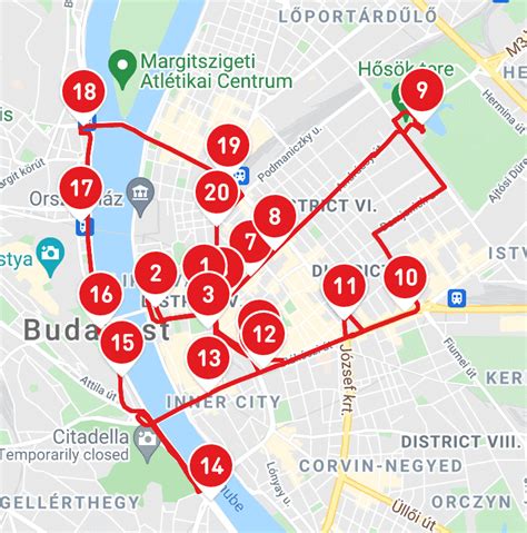 Sope N Zastavte Se Psac Stroj Budapest Hop On Hop Off Bus Route Map B T Vzru En H Ch Pokles