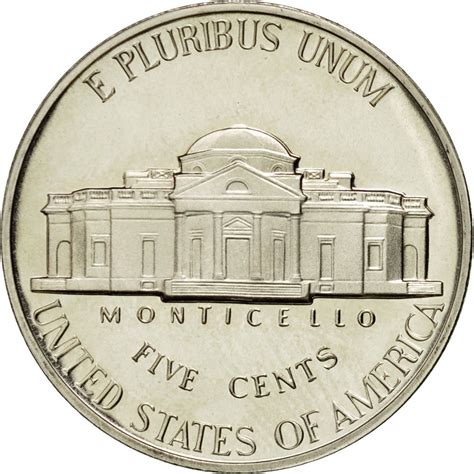 430811 Monnaie États Unis Jefferson Nickel 5 Cents 1992 Us Mint