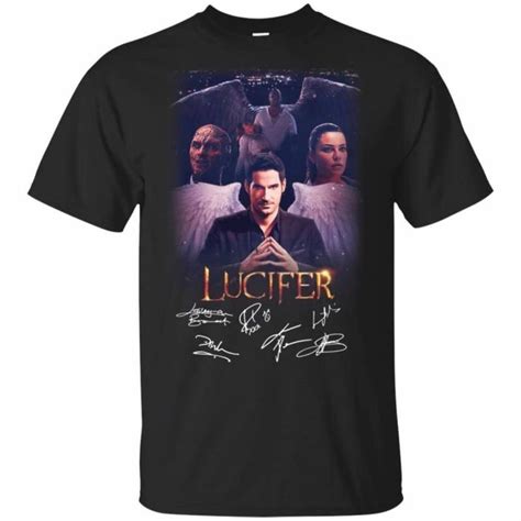 Lucifer Morningstar Signature T Shirt Men Women Fan Mn05 In 2022 Mens