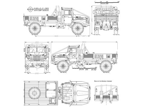 Ural 4320 Blueprint Download Free Blueprint For 3d Modeling