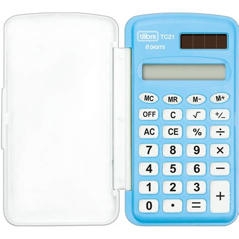 Calculadora de Bolso Dígitos Pequena TC Azul