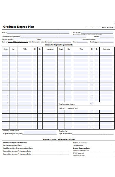 Free 53 Graduate Forms In Pdf Ms Word Excel