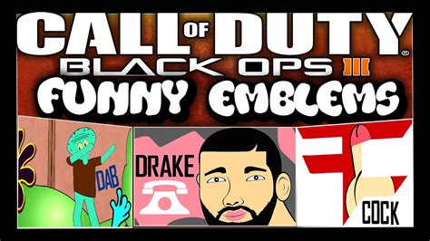 Worst And Best Emblems Funny Black Ops 3 Emblems 1 Youtube