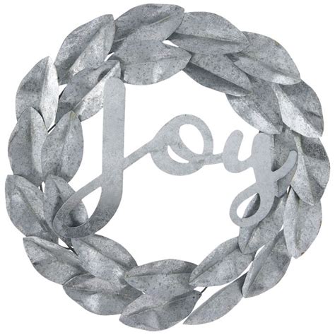 But this traditional method has strings attached. Joy Wreath Galvanized Metal Wall Decor | Hobby Lobby | 5340096 | Galvanized metal wall, Metal ...