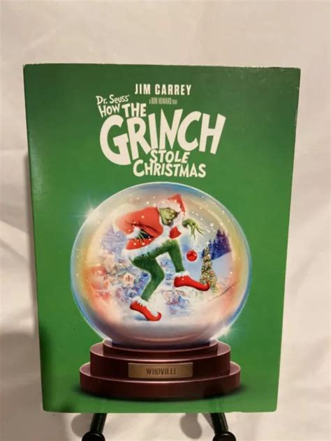 DR SEUSS HOW THE GRINCH STOLE CHRISTMAS DVD Jim Carrey Taylor Momsen Je PicClick