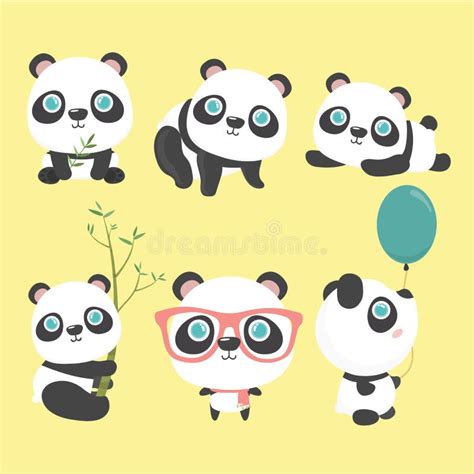 Cute Panda Eating Rice Stock Vector Illustration Of Asia 31754534