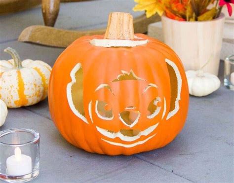 Have A Hawaiian Halloween With A Stitch Pumpkin Carving
