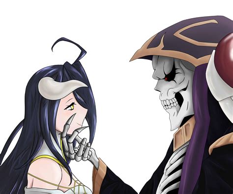 ainz and albedo by ralkur on newgrounds