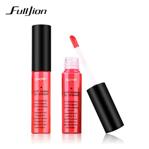 Fulljion 1pcs Liquid Lipstick Lip Gloss Soft Matte Lip Cream Waterproof