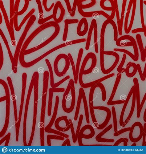 Love Street Art Graffiti Spray Paint Editorial Image Image Of
