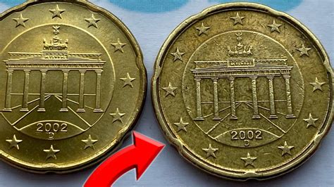 20 Euro Cent Rare Defect Coin Germany Youtube