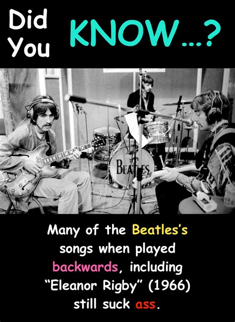 Crazy Fact About The Beatles Rbeatlescirclejerk