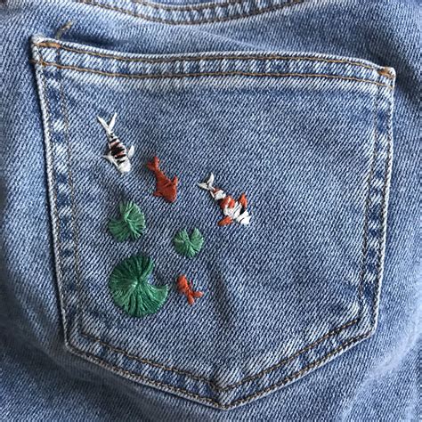 denim embroidery embroidery on clothes cute embroidery embroidered clothes embroidery