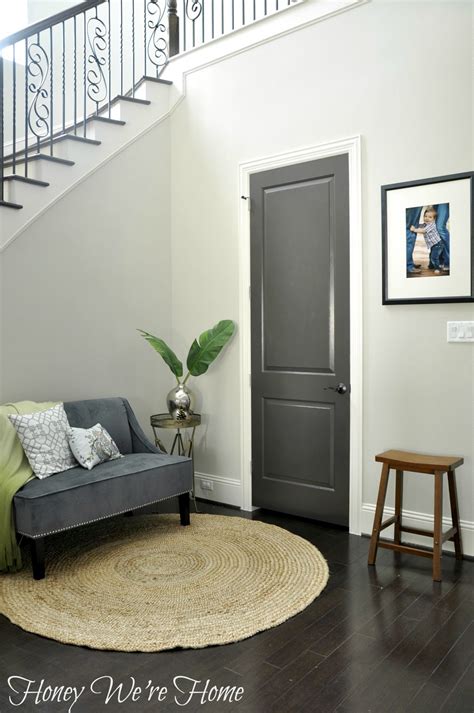 See more ideas about interior, house interior, grey interior doors. Black/Gray Painted Interior Doors | Honey We're Home