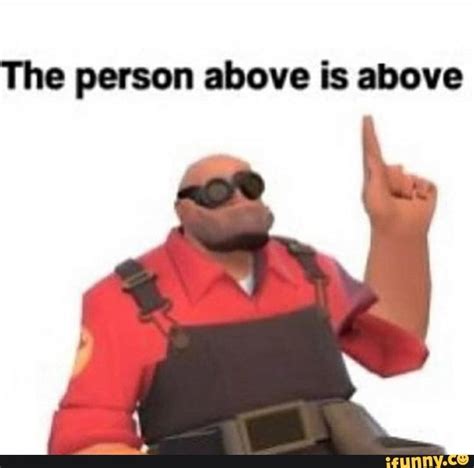 Person Above Meme