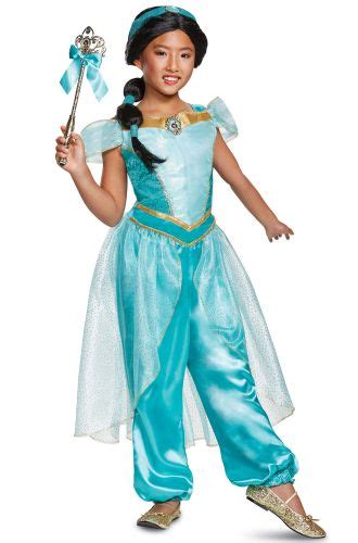Jasmine Teal Deluxe Child Costume