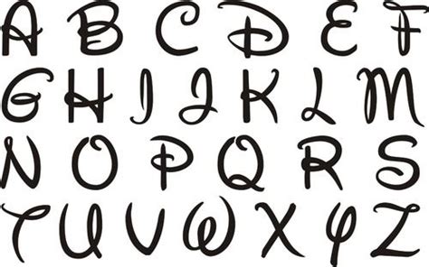 Imagen De Disney Abecedario And Letras Lettering Alphabet