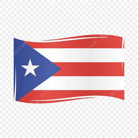 Bandera De Puerto Rico Png Vector Diseño PNG Puerto Rico Bandera