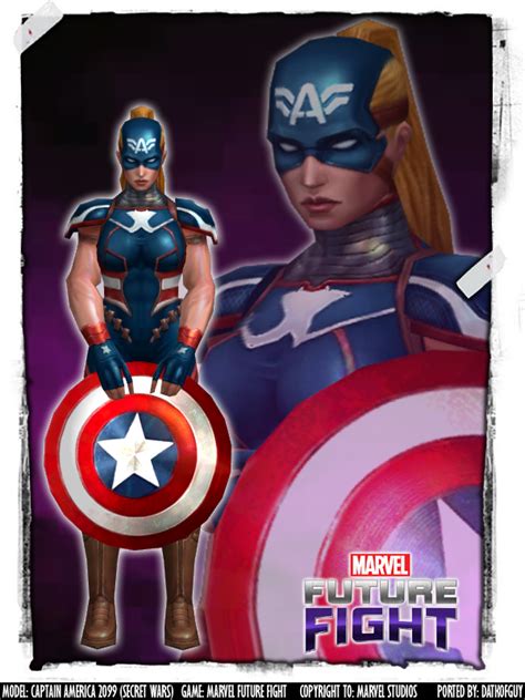 Marvel Future Fight Captain America 2099 By Datkofguy On Deviantart