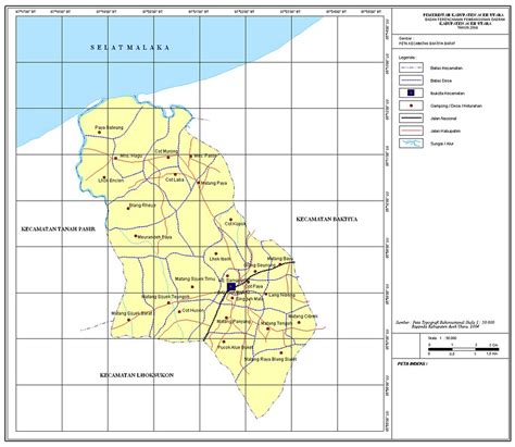 Takjub Indonesia Peta Kecamatan Kecamatan Di Kabupaten Aceh Utara