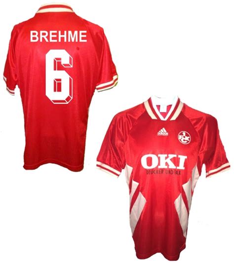 Adidas 1.FC Kaiserslautern jersey 6 Andreas Brehme FCK Oki 1994/95 men