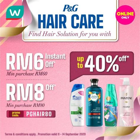Check spelling or type a new query. Watsons P&G Hair Care Online Sale Up To 40% OFF & FREE ...